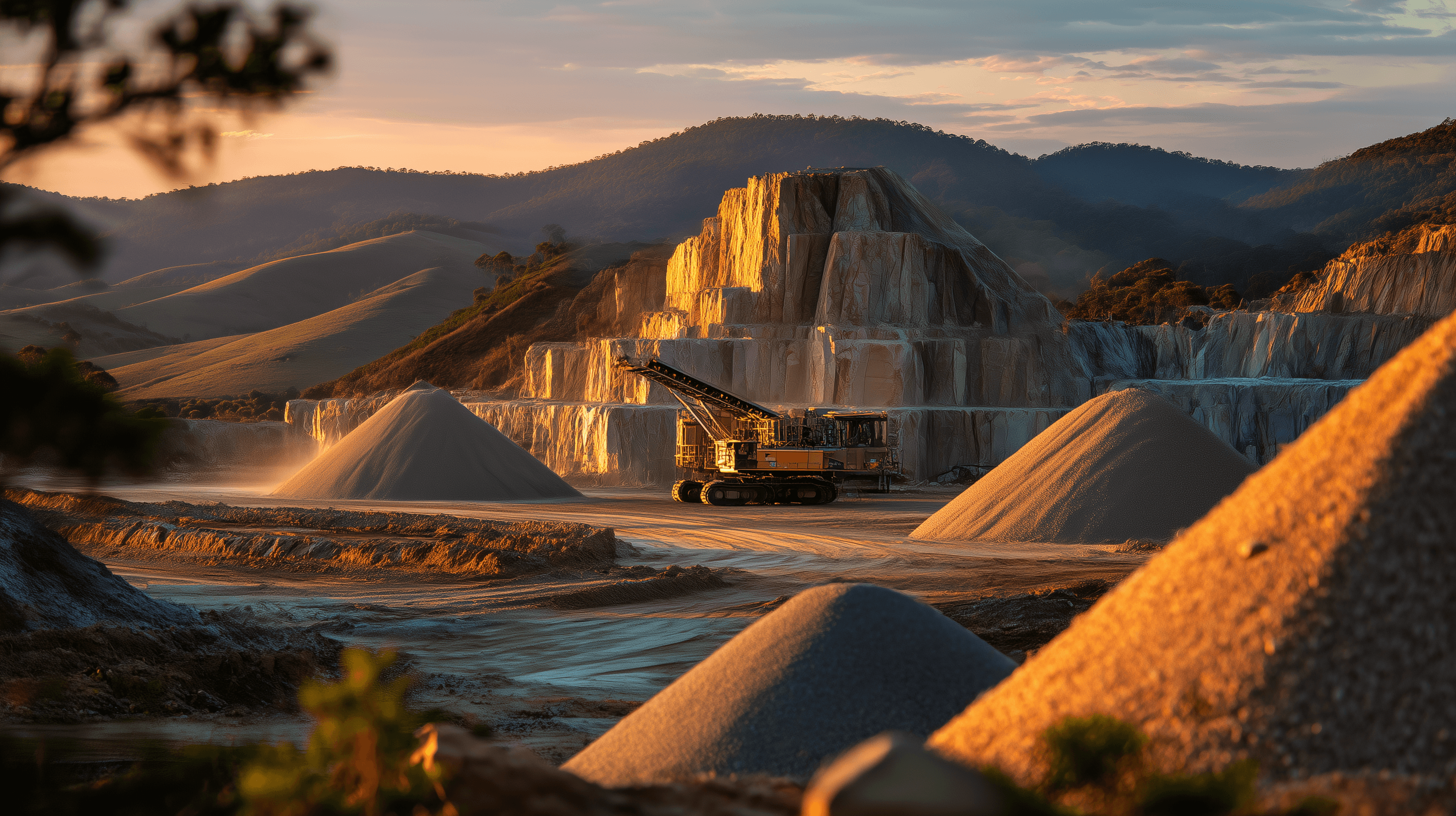 Established limestone quarry in regional Victoria